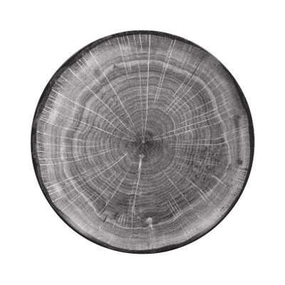 RAK Porcelain Woodart talíř dezertní pr. 21 cm, šedý