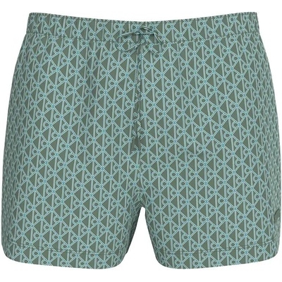 Calvin Klein Бански гащета Calvin klein LV00N61028 swimming boxer - Green (20242 Icon Cotton Emblem / Sea Spray)
