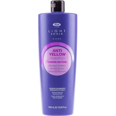 Lisap Light Scale Care AntiYellow Shampoo šampón pre melírované blond vlasy proti žltým odleskom 1000 ml
