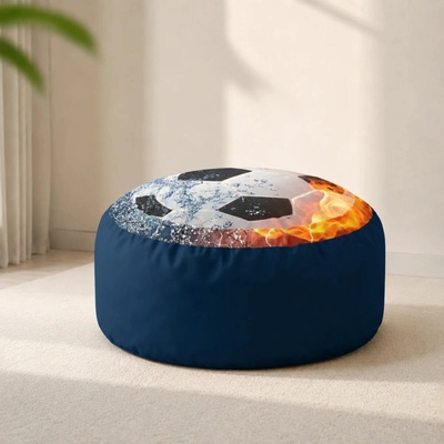 Sablio Kulatý taburet Circle Fotbalový míč: 38x48 cm