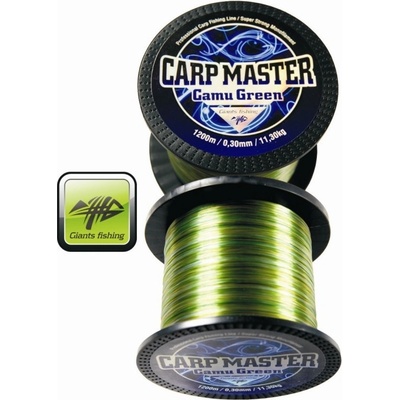 Giants Fishing Master Carp Camou Green 1200 m 0,22 mm