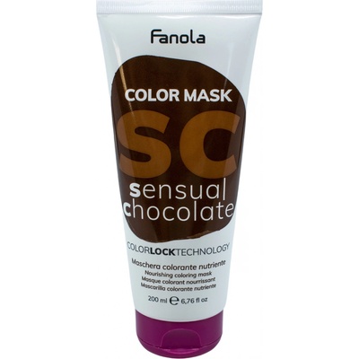 Fanola Color Mask farebné masky Sensual Chocolate čokoládová 200 ml