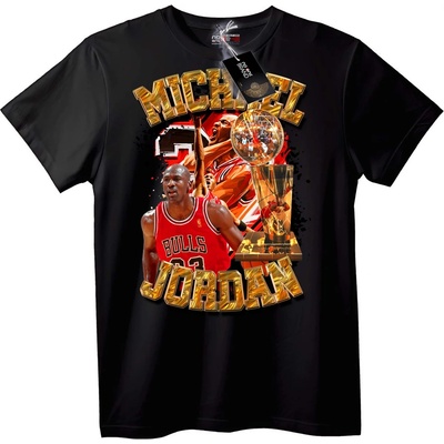 NOONEBRAND Тениска Michael Jordan Bulls Шампион - S, White