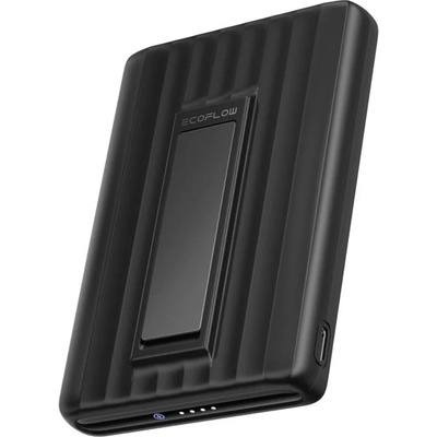 Външна батерия /power bank/ EcoFlow Rapid Mag 10K Qi1, 10 000mAh, черна, 1x USB-C, безжично зареждане, 30W (EF-RAPIDQI1-10K-B-EU)