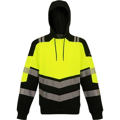 Regatta HI-VIS mikina TRF780 Black/Yellow