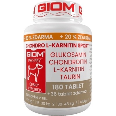Giom ERA CHONDRO L-KARNITIN FORTE 180 tbl