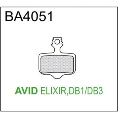 Brake Authority Спирачни накладки brake authority ba4051b - sram avid (mtb burly)