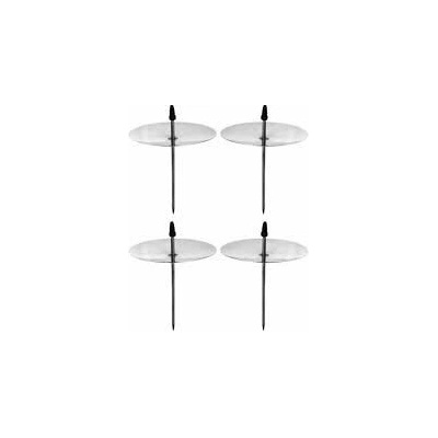 bodec- 4ks-d55mm-stříbrný do adv.věnce, hrot 5cm/2cm, kov
