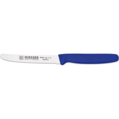 Nůž univerzální Giesser vlnitý 110 mm, modrý 8365 wsp