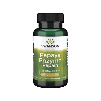 Swanson Papain Papaya Enzyme 90 kapsúl 100 mg