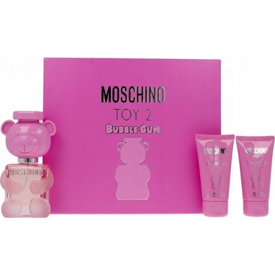 Moschino Toy 2 Bubble Gum EDT 50 ml + sprchový gél 50 ml + telové mlieko 50 ml darčeková sada