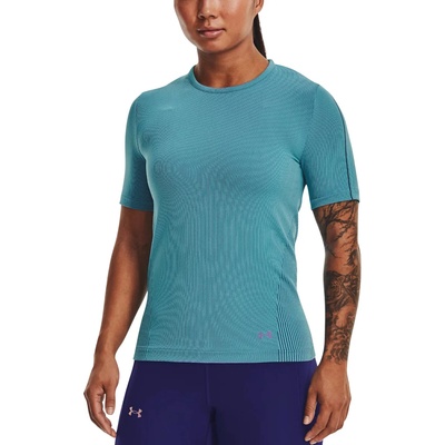 Under Armour Тениска Under Armour UA Rush Seamless SS Син Velikost S