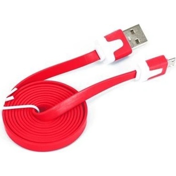 Omega OUAMCR micro USB, 1m, červený