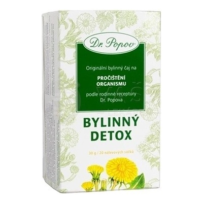 Dr. Popov Bylinný čaj Bylinný detox 20x1,5 g nálevových vrecúšok