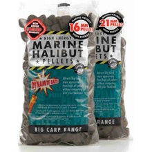 Dynamite Baits pelety Pre-Drilled Marine Halibut 900 g 21 mm
