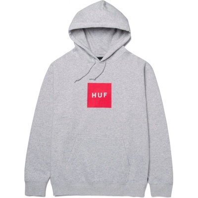 HUF BOX LOGO PO HOODIE Athletic Heather