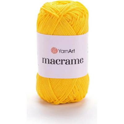 Yarn Art příze Macrame_M142 sytá žlutá
