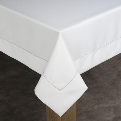 Eurofirany Obrus s jemným strieborným lemovaním zabalený 140x180cm