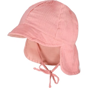 maximo Шапка с козирка maximo Baby's Peak Cap with Tie + Muslin Neck Protector Cap - Altrosa - размер 41 cm (904-6332-0113)