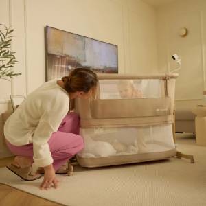 KinderKraft NESTEE GROW 2 бебешка кошара DARK GREY (KLNEEGR2DGR0000) - bebetabg