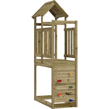 Image 1 of vidaXL Игрална кула Кафяво Солидна импрегнирана дървесина (3417210)