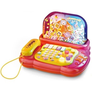 RAYA TOYS Интерактивна играчка Raya Toys - Мултифункционален телефон-пиано, червен (503126010) - baby