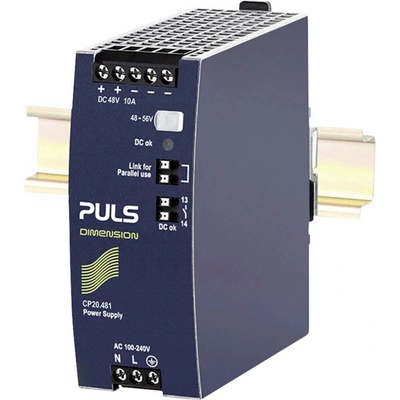 PULS sieťový zdroj na montážnu lištu (DIN lištu), 48 V, 10 A, 480 W, výstupy 1 x