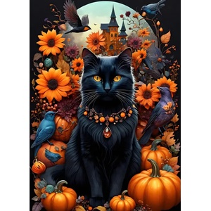Bluebird Puzzle - Puzzle Autumn Cat - 500 piese