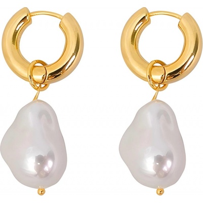 Sarines Pozlacené náušnice s perlami S2760