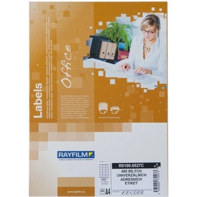 Rayfilm R0100.0527A samolepící 70x36mm bílé 20 listů