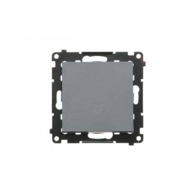 Simon 55 Bell Button (Module) 10 AX, 250 V~, Quick Release Graphite Matt TD1.01/116