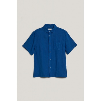 Gant Relaxed Linen Ss Shirt Lapis Blue