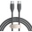 Baseus Кабел Baseus Jelly (CAGD030101), USB C(м) към USB C(м), 2m, 100W, черен (CAGD030101 / 56819)