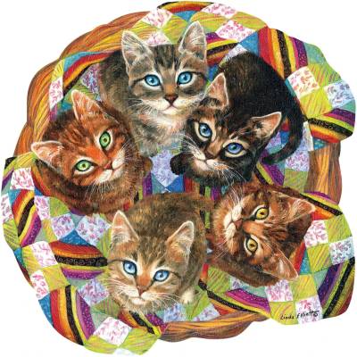 SunsOut - Puzzle Kitten Basket 750 - 750 piese