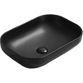 Mexen Daria умивалник върху плот 50 x 35 см, черен мат - 21935085 (21935085)