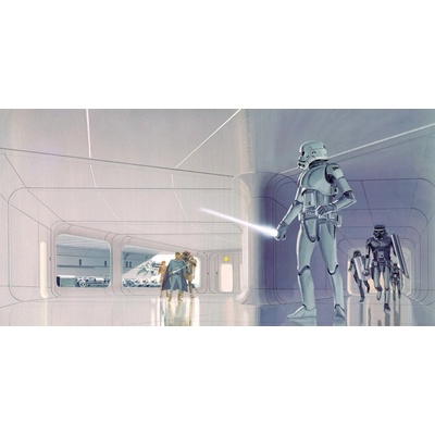 Komar Vlies.fototapeta Star Wars Classic RMQ Stormtrooper Hallway rozměry 500 x 250 cm