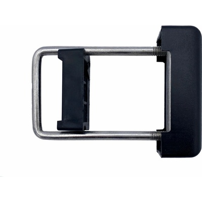 Šroubek s.r.o. Příchytka panelu na sloupek 60x40 mm, nerez + PVC, černá