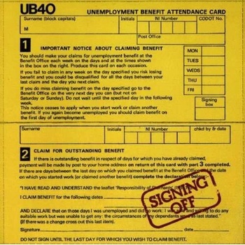 UB40 - Signing Off - Music CD
