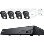 Reolink NVS8-8MB4, 2TB HDD, 8 PoE порта, 4х IP камери 8MP