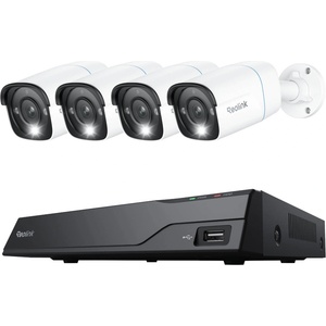 Reolink NVS8-8MB4, 2TB HDD, 8 PoE порта, 4х IP камери 8MP