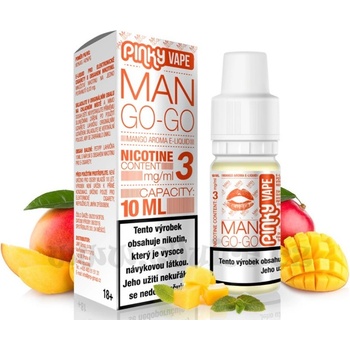 Pinky Vape Man Go-Go 10 ml 0 mg