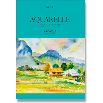 Shkolyaryk Kreslicí karton Muse Aquarelle A4+, 10 listů