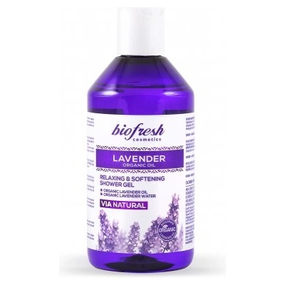 Biofresh Lavender Shower Gel - Омекотяващ и релаксиращ душ гел 300мл
