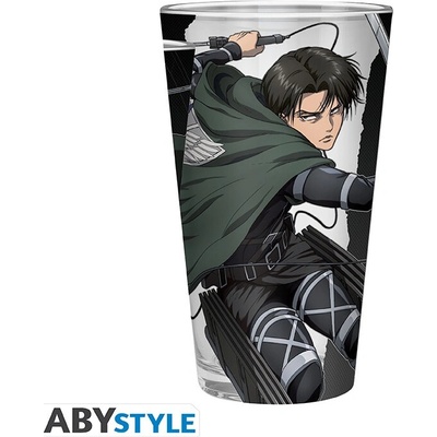 Attack on Titan Sklenice Levi 400 ml