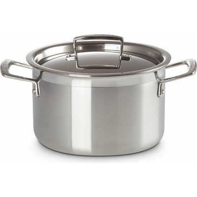 Le Creuset Kastról CLASSIC 20 cm, 4 l, strieborná, nerezová oceľ