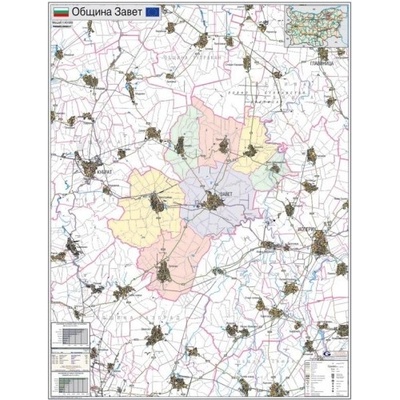 Mapmedia Карта на община Завет