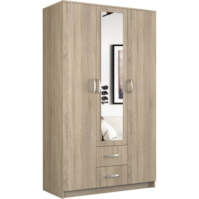 TP Living Romana se zrcadlem 120 cm dub sonoma
