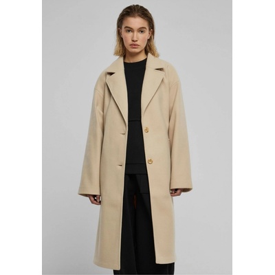 Urban Classics dámsky kabát Ladies Oversized Long coat wetsand