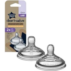 Tommee tippee Резервен биберон за гъста храна, 6м+, 2бр (tti051060)