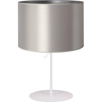 Image 1 of Duolla - Настолна лампа CANNES 1xE14/15W/230V Ø 20 см сребрист/бял (DU603027)